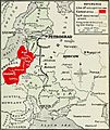 Map Treaty Brest-Litovsk