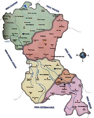 Mapa politico punata