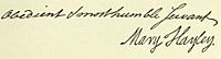 Mary Hayley, signature 1783.jpg