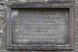 Memorial to John Graham, 1st Viscount of Dundee