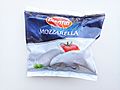 Mozzarella packaged