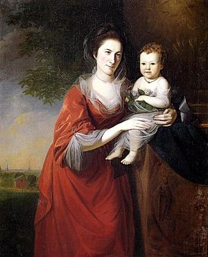 Mrs. John Dickinson (Mary Norris) and Daughter, Sallie Norris Dickinson