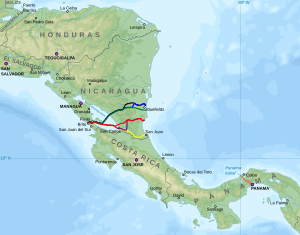 Nicaragua canal proposals - de