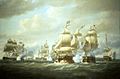 Nicholas Pocock - Duckworth's Action off San Domingo, 6 February 1806