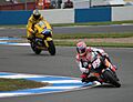 Nicky Hayden and Alex Barros 2005 Donington Park