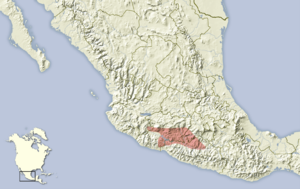 Notocitellus adocetus distribution map