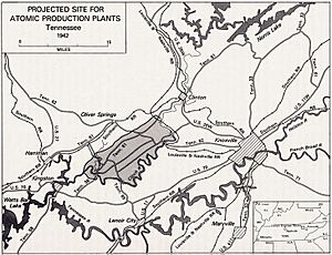 Oak Ridge area 1942