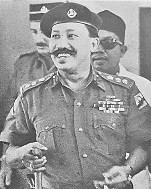Omar Ali Saifuddien in 1967
