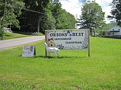 Orson's Best Garden Center and Farmstand Sign, Orson, Pennsylvania