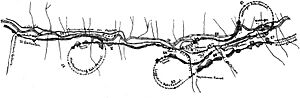 PfaffensprungSpiralTunnel DoubleLoopCurvedAlignmentTunnels atWassen onNorthernRampToGotthardTunnel