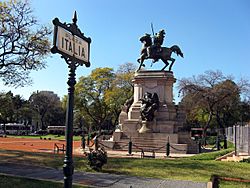 Plaza Italia in Buenos Aires