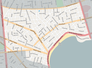 Street map of Pocitos