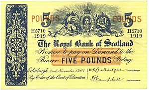 RBS Bank Note 1919