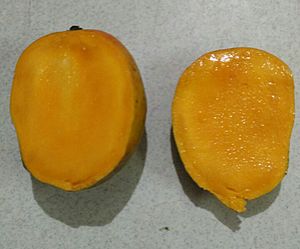 Raspuri Mangoe Sliced