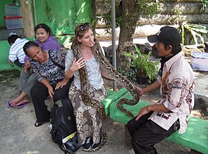 Reptile Petting Zoo in TMII Reptile Park 02
