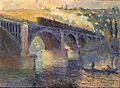 Robert Antoine Pinchon, Le Pont aux Anglais, soleil couchant, 1905, oil on canvas, 54 x 73 cm, Musée des Beaux-Arts de Rouen