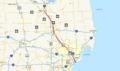 Saginaw Trail map