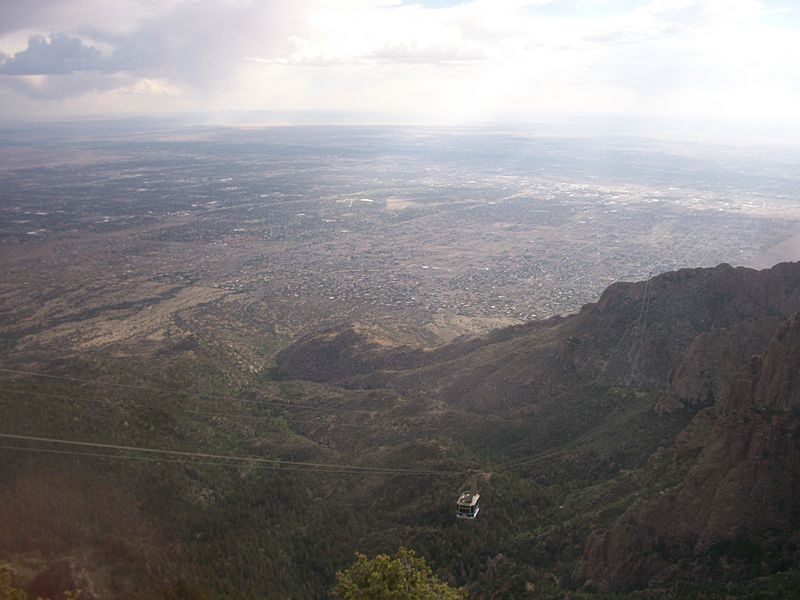 Sandia peak view