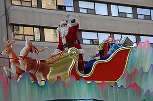 Santa Claus in a parade in Toronto 2007 dsc128