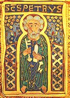 St Peter on the Holy Crown of Hungary
