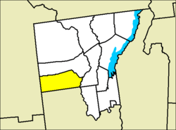 Location of Stony Creek in Warren County