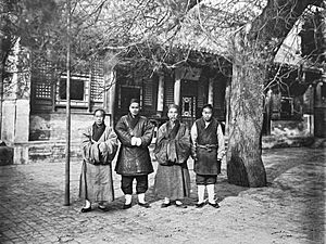Taoist Priests in White Cloud Temple Beijing Qing Dynasty
