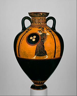 Terracotta Panathenaic prize amphora MET DT5492