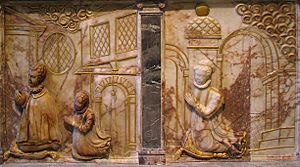 The Lumley Chapel - Monument - detail