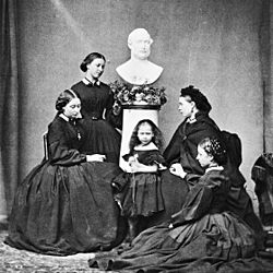 The royal children in mourning Mar 1862