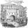 Traitors' Gate, Old London Bridge (Robert Chambers, p.158, 1832) - Copy