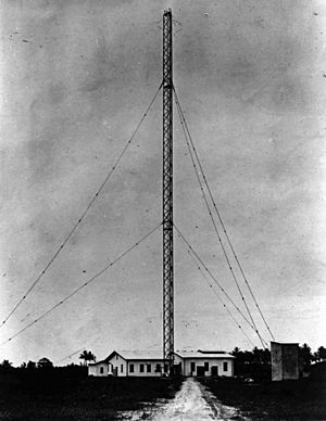 Transmitter mast kamina togo