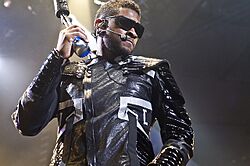 Usher at Madison Square Garden by Loren Wohl