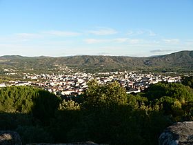 Verín from the Castle of Monterrei
