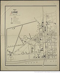 Ville de Lomé 1931 partie gauche