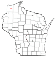 Location of Bennett, Wisconsin