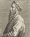 Wierix, Johannes (attributed to) - Portrait of Pieter Brueghel (I) - 1572 - RP-P-1907-593 cropped