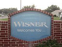 Wisner, LA, welcome sign IMG 0300
