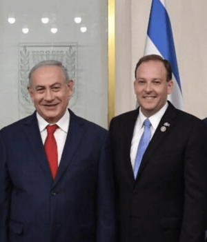 Zeldin The Congressional Delegation meets with Israeli Prime Minister Benjamin Netanyahu (cropped)