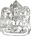 大黒天（大悲胎藏大曼荼羅 仁和寺版） - Mahakala (Ninna-ji Taizō Mandala)