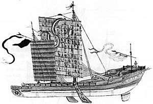 A 18th century Nanjing ship or sand ship from Tosen no Zu