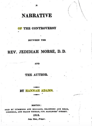 A Narrative of the Controversy Between the Rev. Jedidiah Morse (1814)