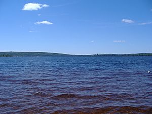 A lake in Burlington, Maine