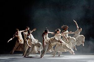 Akram Khan Company performing Vertical Road at Curve Theatre in November 2010