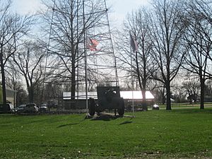 Public park and war memorial in Albion