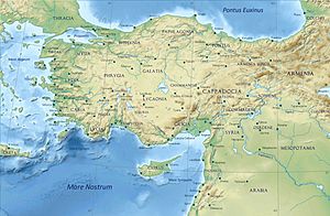 Phrygia among the classical regions of Anatolia