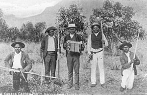 Australian South Sea Islanders at a garden party near Mackay, Queensland (9202807711)
