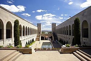 Australian War Memorial courtyard