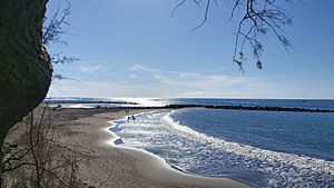 Beach "playa de Troya" in Costa Adeje 