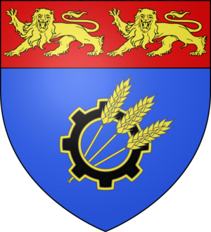 Blason ville fr Giberville (Calvados)