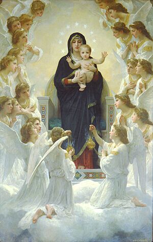 Bouguereau The Virgin With Angels